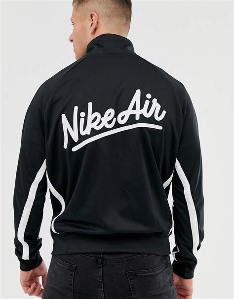 nike schwarze trainingsjacke mit nadelstreifen|Schwarz Trainingsanzugsjacken (17) .